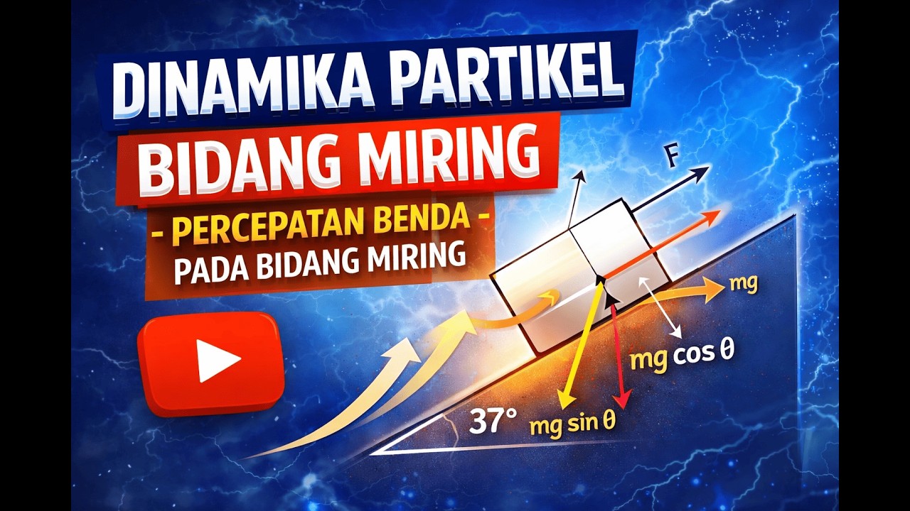 Trik Mudah Memahami Percepatan Benda di Bidang Miring