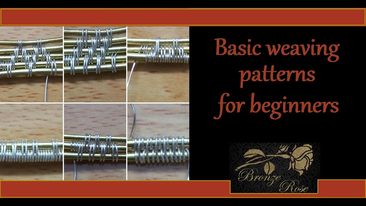 How to wire wrap for beginners - basic weaving patterns