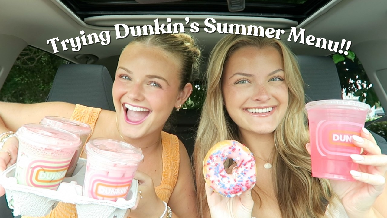 Пробуем новинки из летнего меню Dunkin'