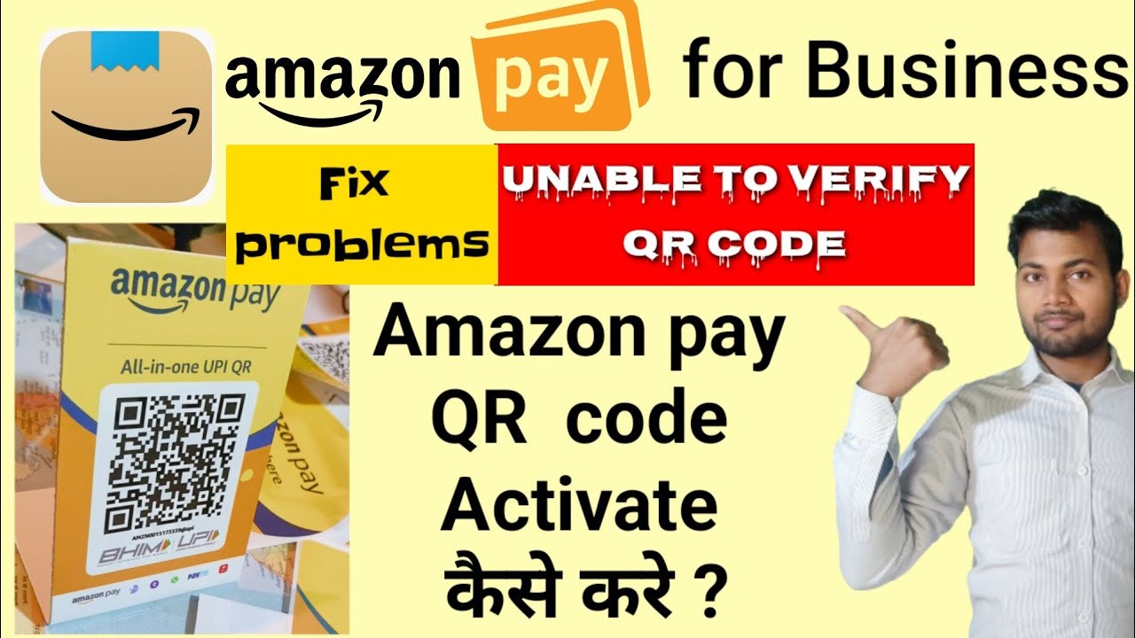 Amazon pay for business unable to verify your code problem fix |How to fix QR verify problem  Amazon