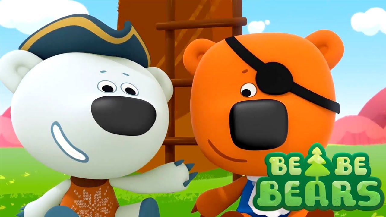 Be-Be-Bears - Bjorn e Bucky -  Uma História de Pirata  - Desenhos Animados para bebês