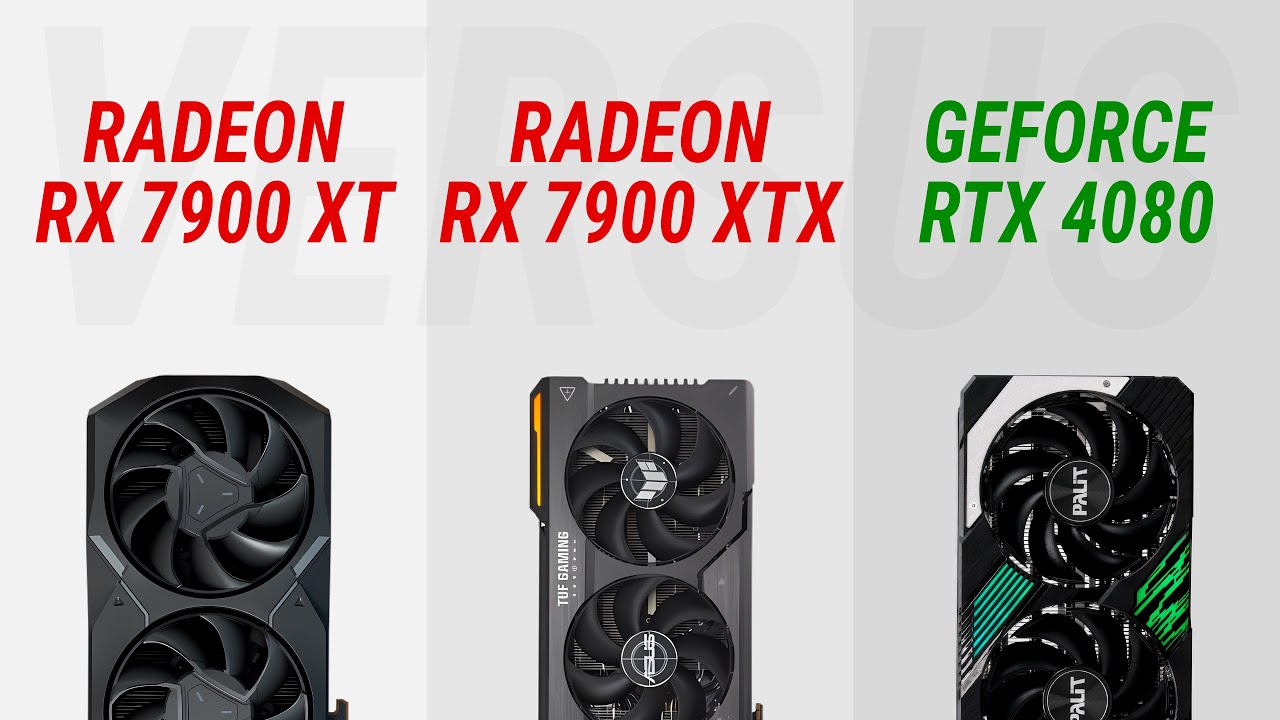 Radeon RX 7900 XTX vs RX 7900 XT vs RTX 4080 w/ Core i9-13900KF: Test in 8 games at 2160p