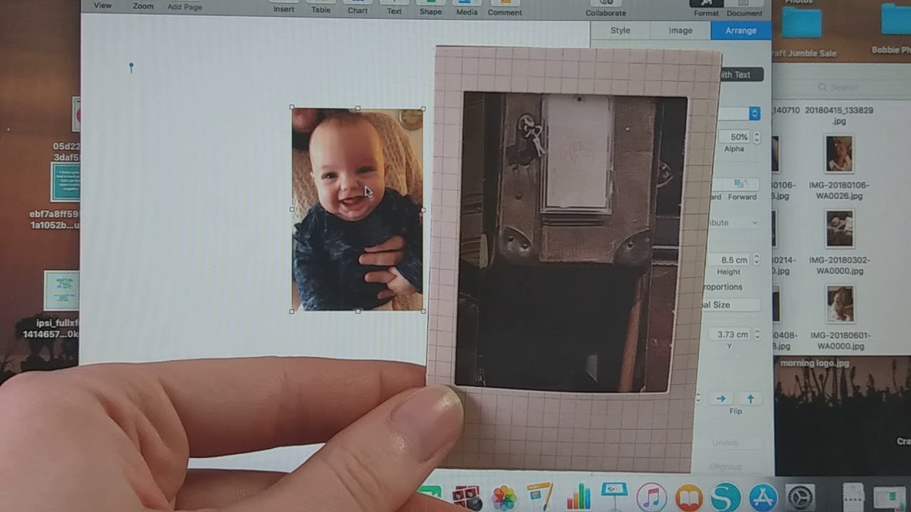 Resizing Photos on Mac pages