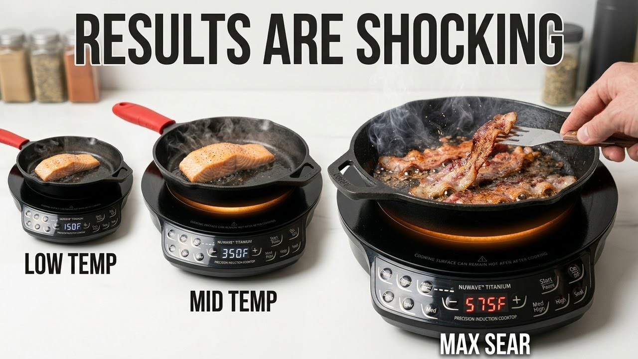 Nuwave Induction Cooktop searing test - Honest Review | link in Description👇