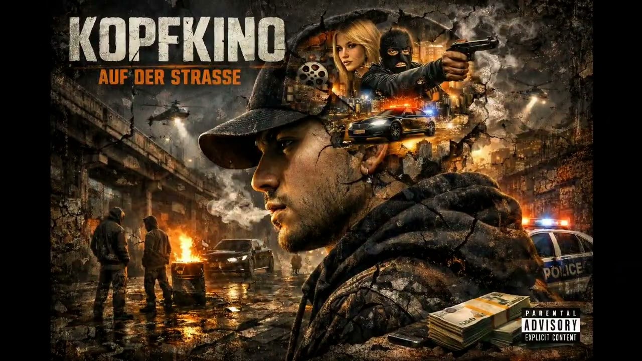 KOPFKINO AUF DER STRASSE - Dark Deutschrap Type Beat (Detroit Vibes) | Dark Piano | Aggressive