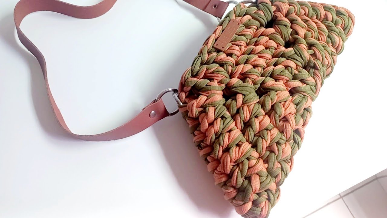 Bolsa de Crochê com Fio de Malha Super Moderna | PASSO A PASSO
