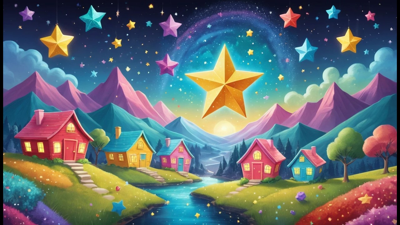 Nine Little Toy Stars Sparkle Sparkle Sparkle | Bedtime Lullaby & Counting Song