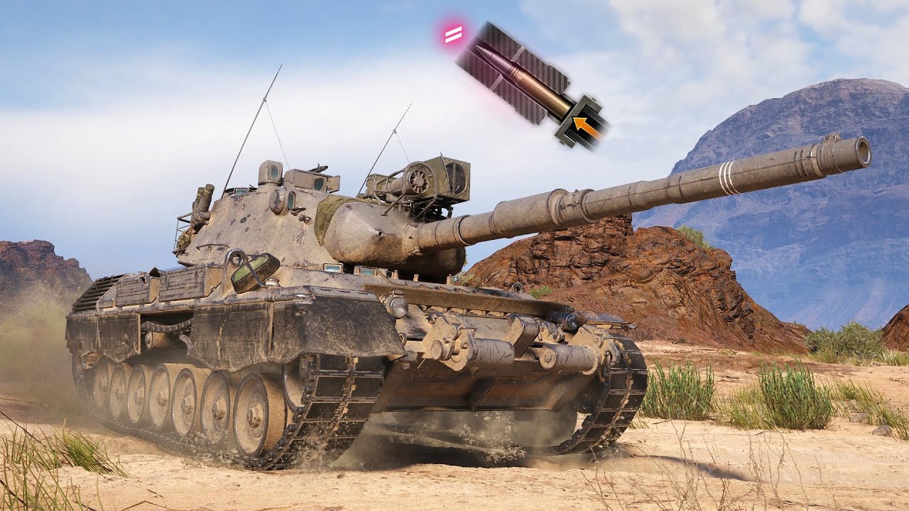 Leopard 1: 12,3K Damage - World of Tanks.