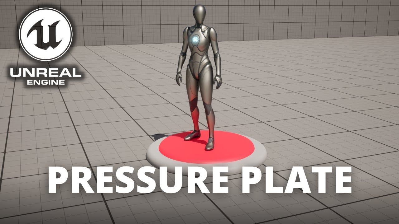 Как сделать нажимную пластину в Unreal Engine 5