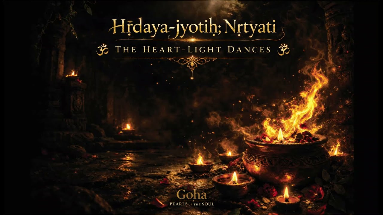 Hṛdaya-jyotiḥ Nṛtyati – The Heart-Light Dances | Sacred Cinematic Sanskrit Duet