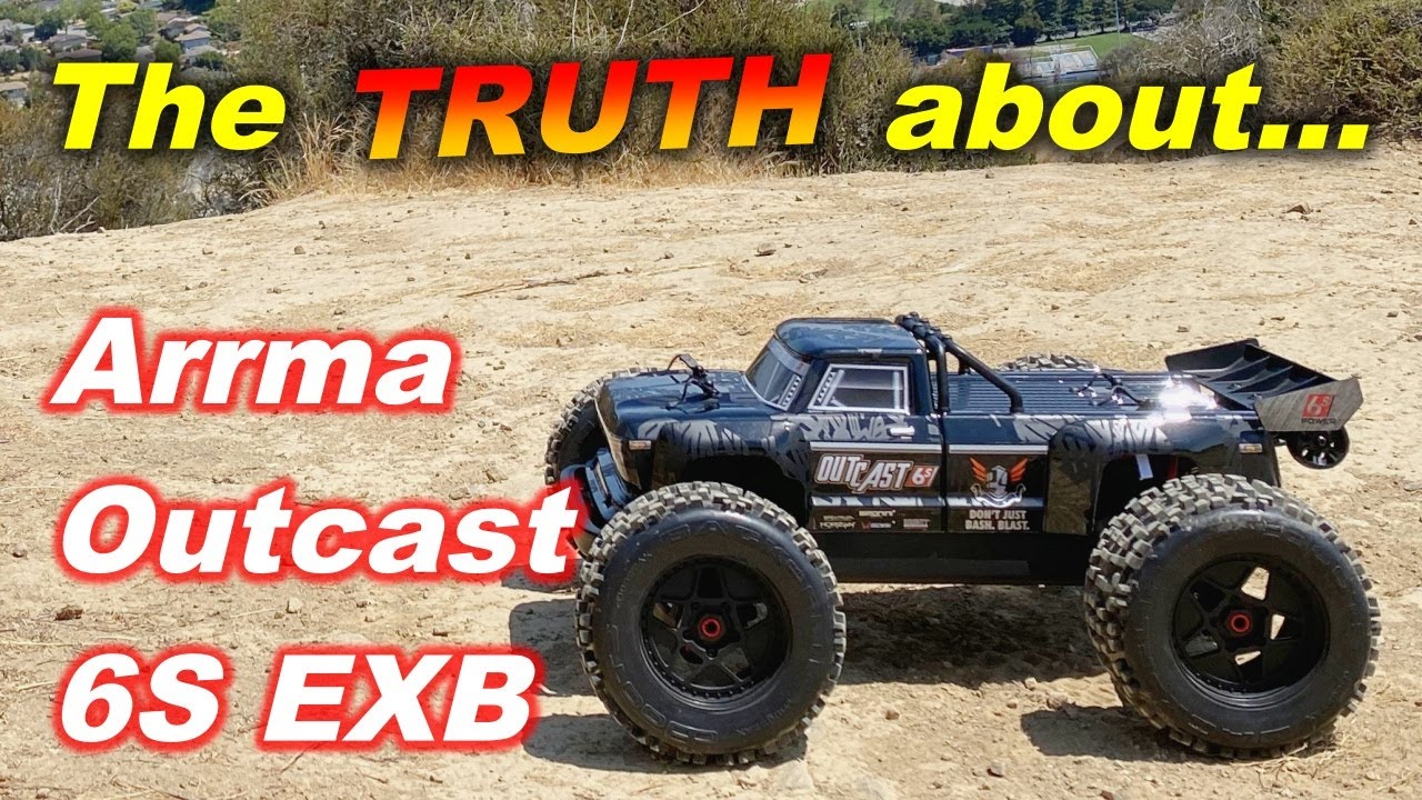 Arrma Outcast 6S EXB Full Review!  - 1/8 RC monster truck, is it the best 1/8 6S RC car?