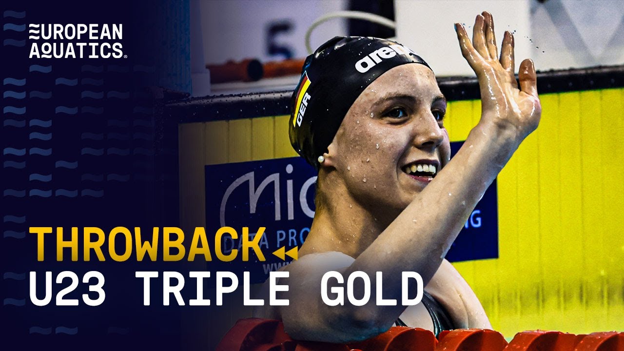 Isabel Gose Wins Trio of Freestyle Golds | HIGHLIGHTS | European Aquatics U23 Swimming Championships
