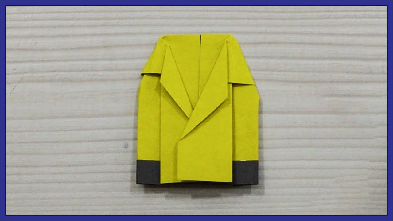 How To Make A Paper Coat - Origami Paper Coat - Paper Activity
