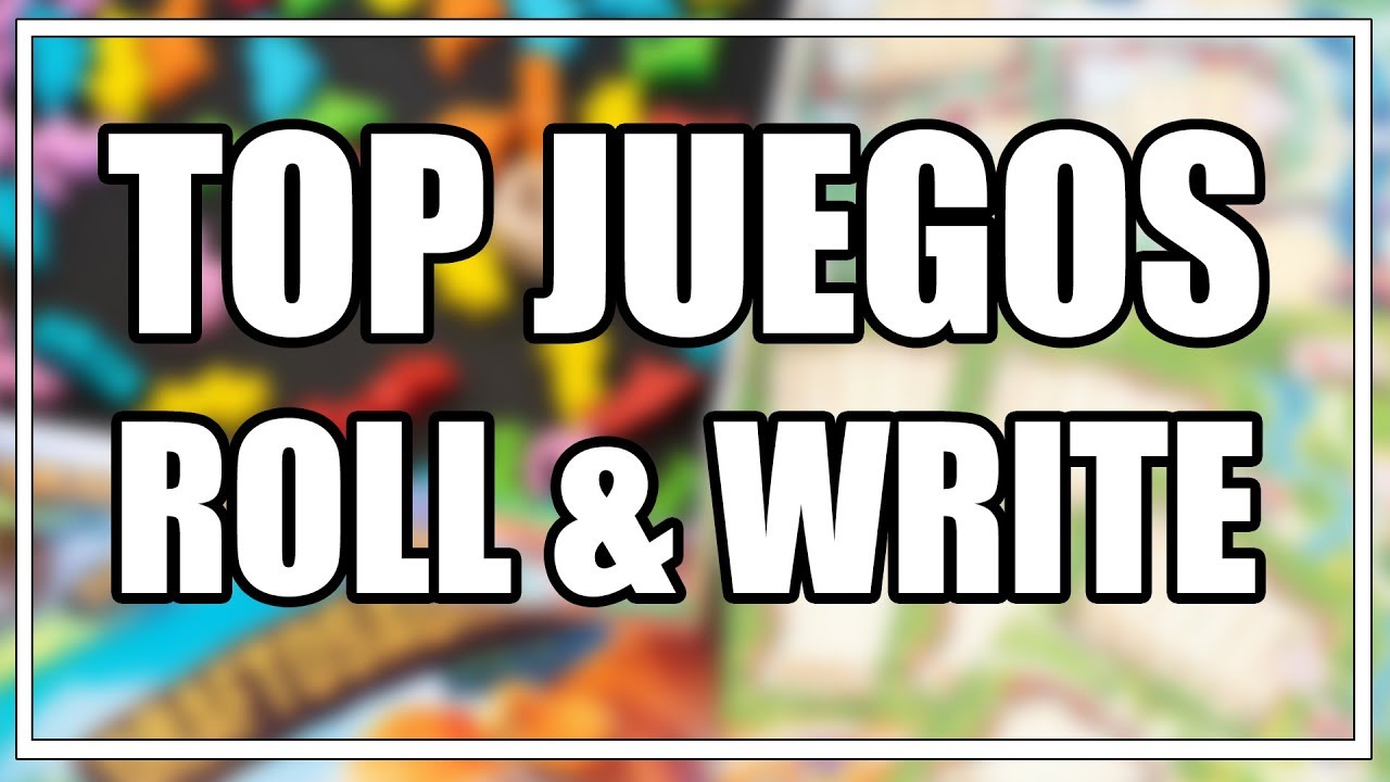 🔥 TOP de los 10 Mejores Juegos de Mesa de Roll & Write | Actualizado 2022
