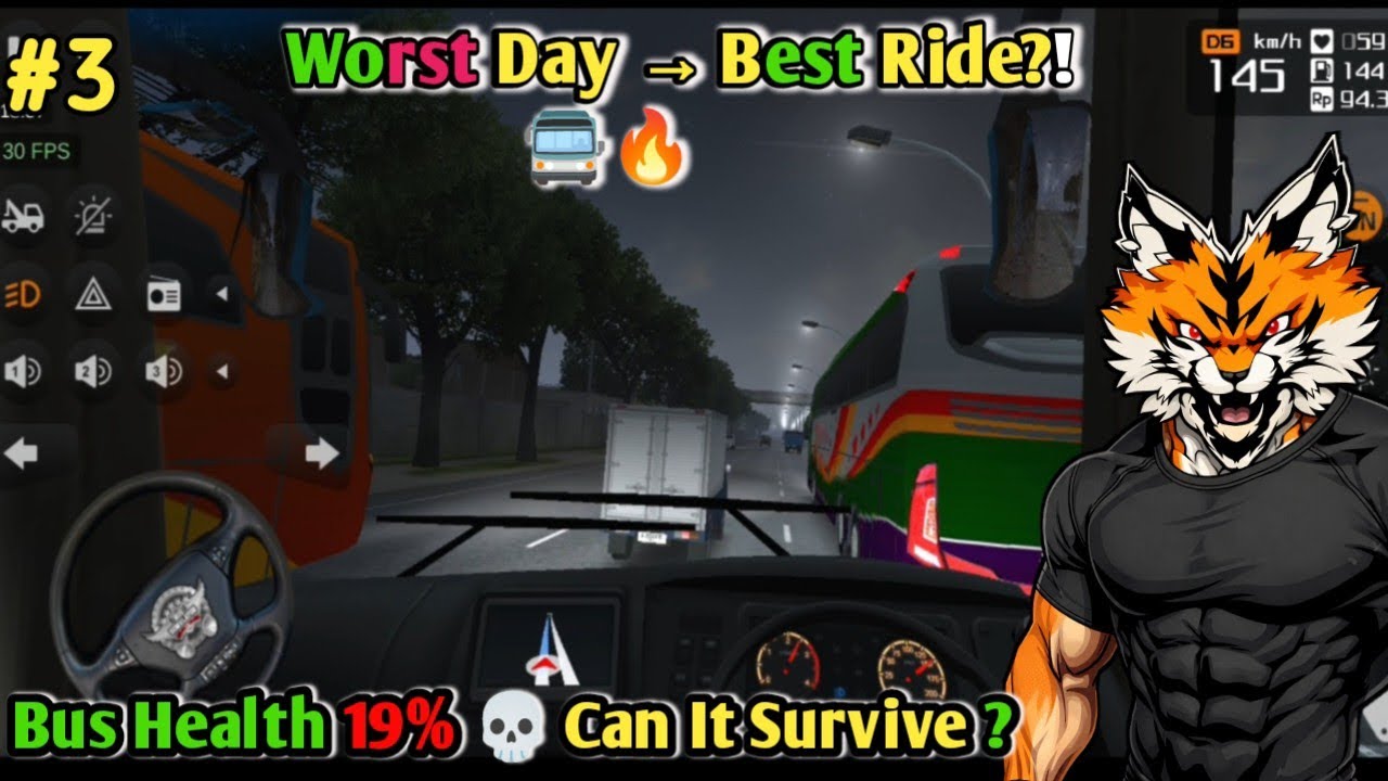 Sad Se Savage Tak! 😭➡️😎 Free Mode Mein Full Masti | Bus Simulator ID @Levelup_lynx