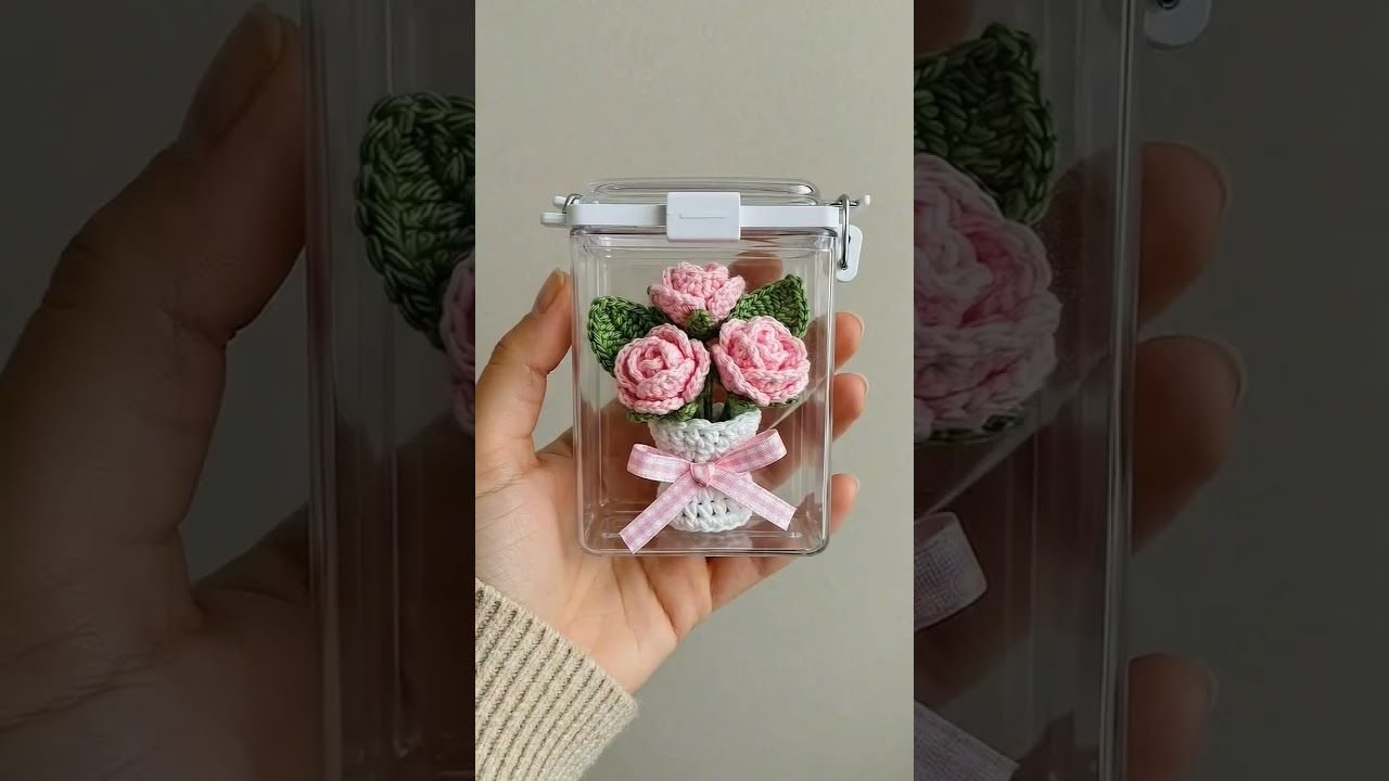 Crochet Flower Pot IdeasLooking for a floral crochet project that never wilts? 🌸These crochet flower