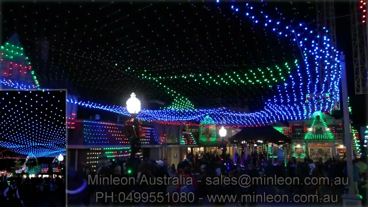 6 flags New England RGB Light Show