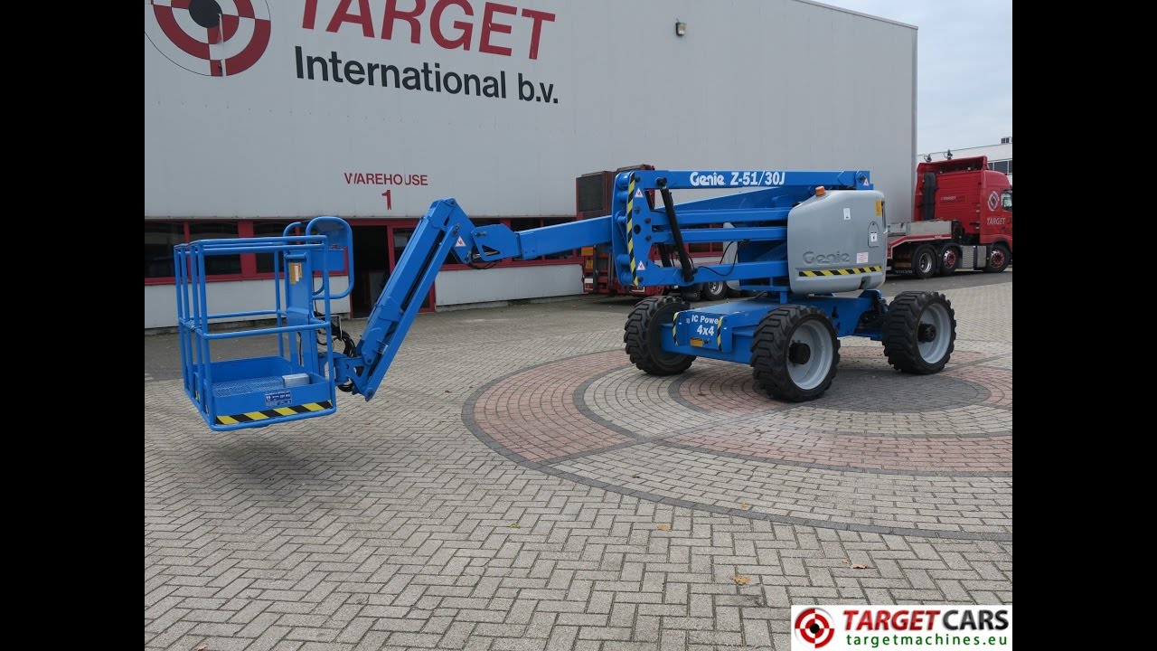 776029 GENIE Z-51/30J RT BOOM 4x4 DIESEL ARTICULATED WORK LIFT W/ JIB 1759CM 2006