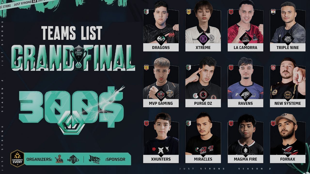 JUST STRONG LEAGUE S2 - BIG FINAL - DAY 1 RUSH POINTS