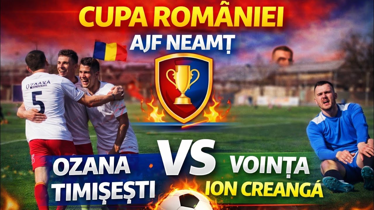 #1573 #Fotbal - Cupa Romaniei AJF Neamt: Ozana Timisesti - Vointa Ion Creanga 3-6! Amintiri din  