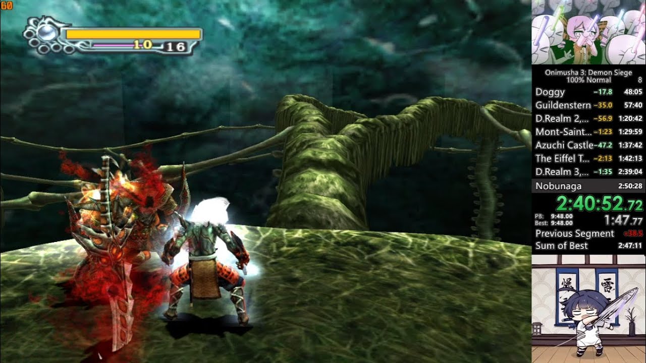 Onimusha 3: Demon Siege 100% Normal Difficulty Speedrun (2:41:20)