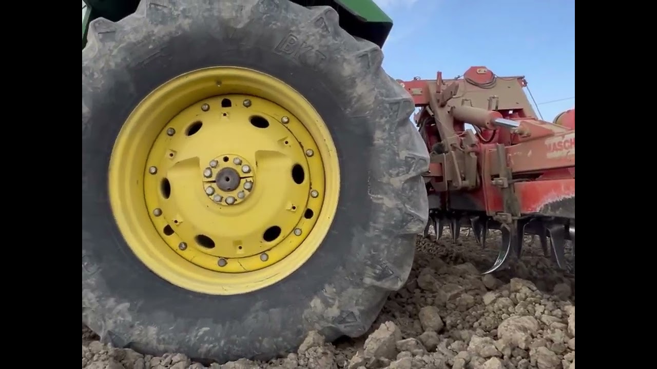 John deere 4755 + erpice maschio aquila 5 metri 💯💯