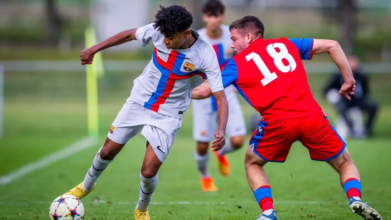 Lamine Yamal vs Viktoria Plzen | UEFA Youth League (1/11/22)