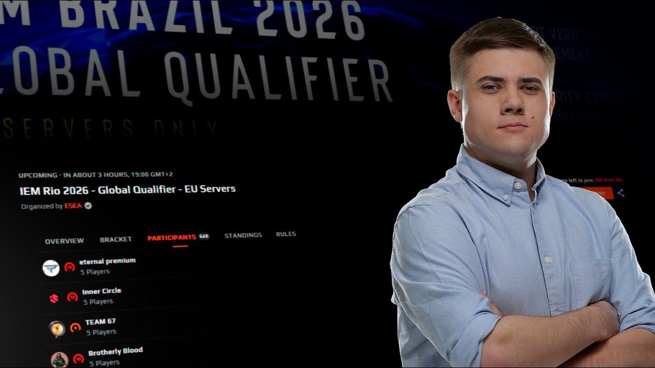 Перший день IEM Rio 2026 Global Open Qualifier | Кваліфікація до Ріо | feat. Leniniw