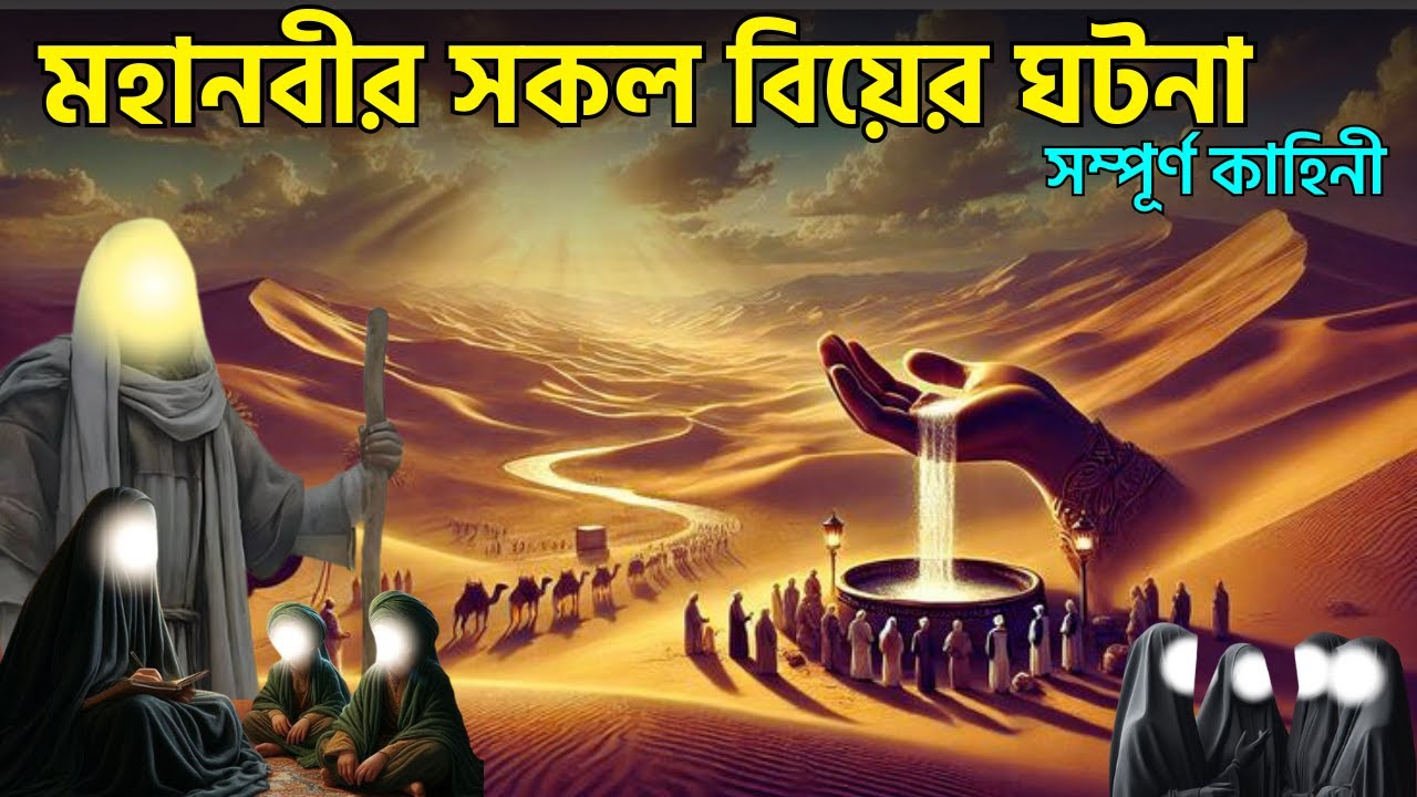 নবীজির বিবাহের কাহিনী (১১ বিয়ের সম্পূর্ণ ঘটনা) || prophet wives || family of prophet muhammad
