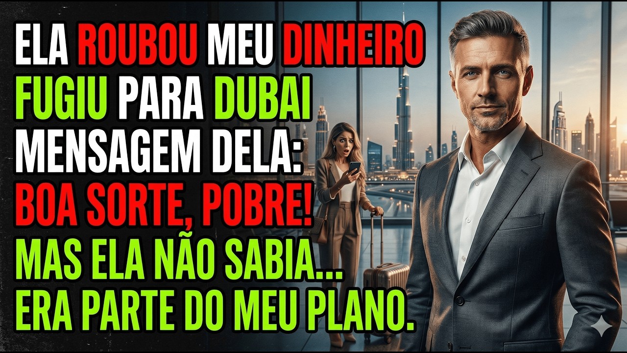 Minha Esposa Fugiu Para Dubai Com Meu Dinheiro — Mas Ela Não Sabia Que Eu Planejei Tudo
