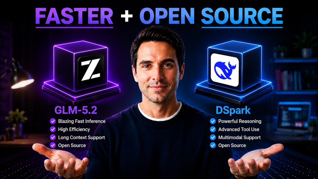GLM-5.2 + DSpark &mdash; ЭТО БЕЗУМИЕ (Лучше Claude + OpenSource) | (Честный обзор 2026)
