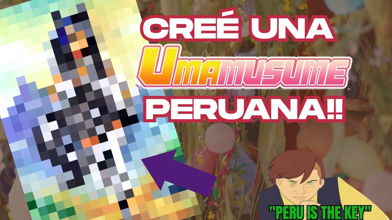 Creé una Uma Musume Peruana… y no esperaba que quedara así 🇵🇪 🇵🇪