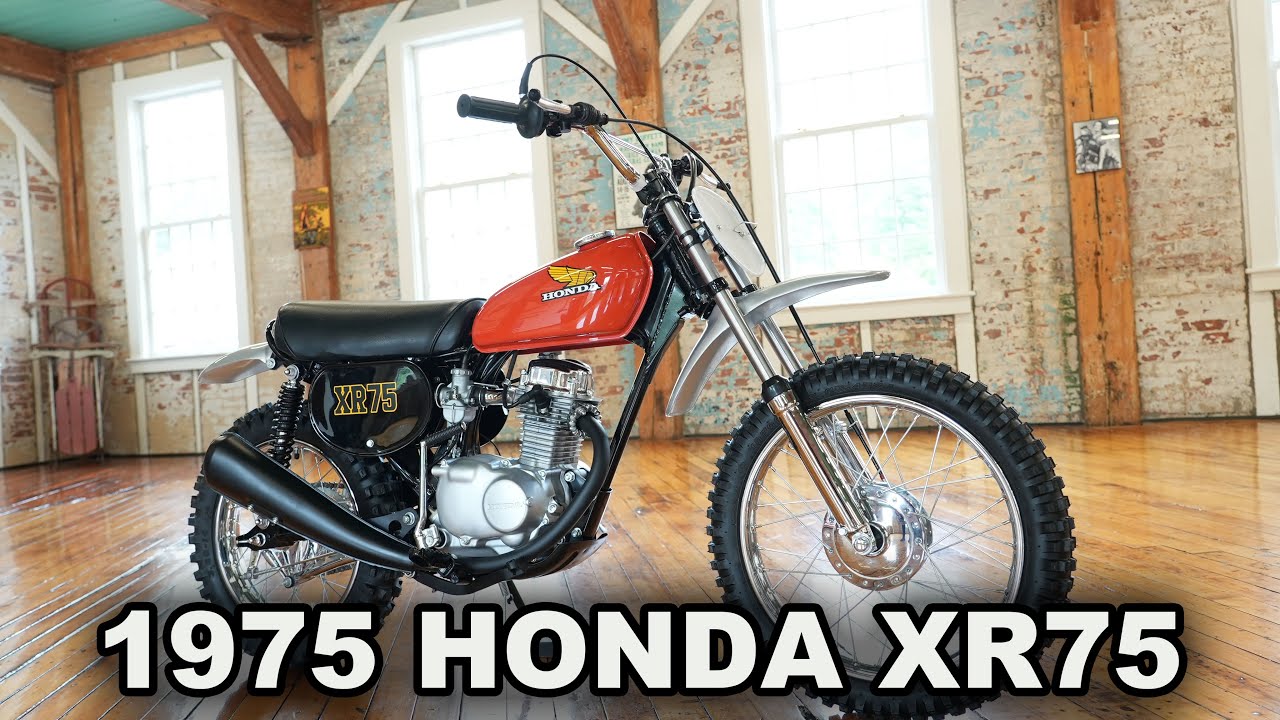 1975 HONDA XR75 A MUSEUM QUALITY RESTORATION TO BETTER THAN NEW