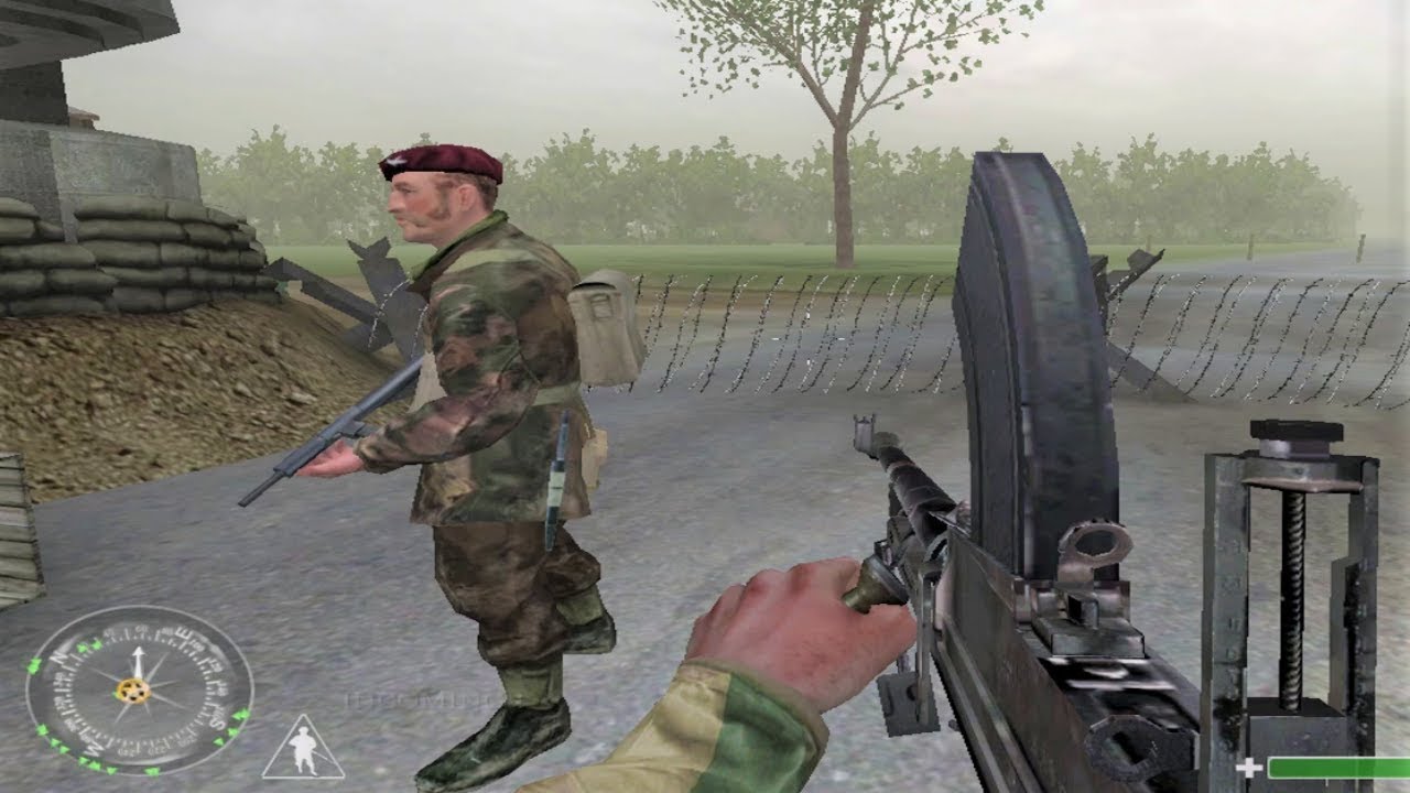 WW2 - British Army Taking Over the Pegasus Bridge - Normandy - Caen Canal - Call of Duty