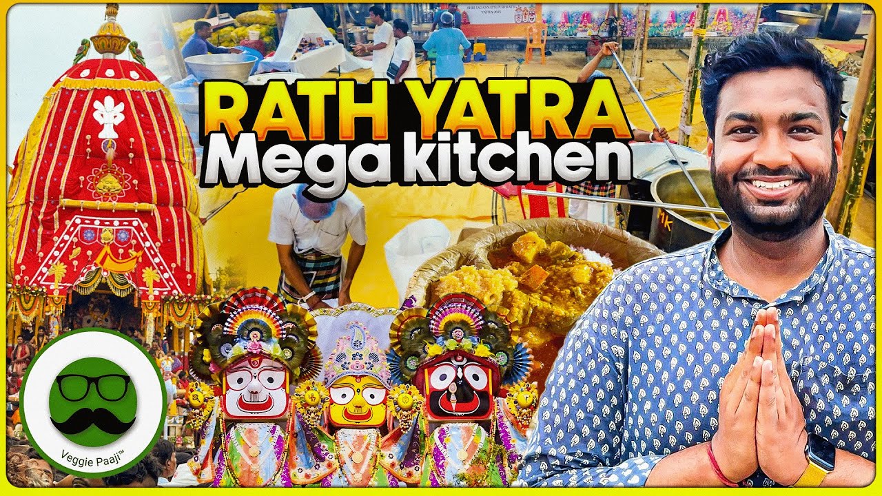 Rath Yatra Food Special | Indian Mega Kitchen | Jay Jaganath Puri Dham | Veggie Paaji Odisha