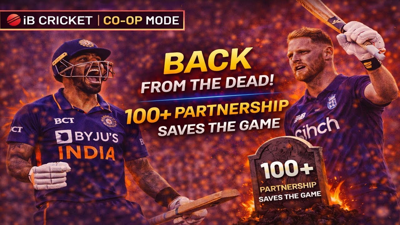 4 Wickets Down… Then THIS 😱 | 100+ Last-Wicket Stand | CO-OP Mode  (QF-iBC PRO 360-250 #27 CO-OP)
