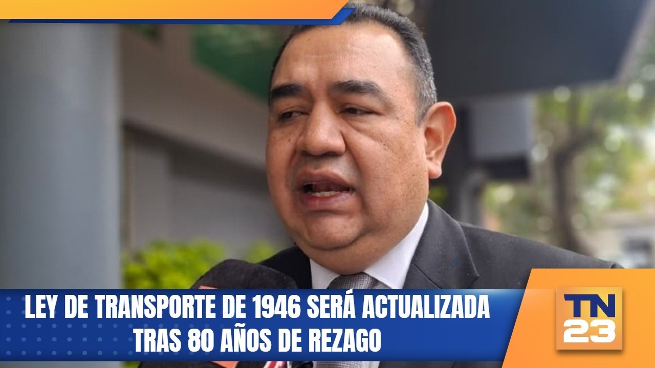 Ley de transporte de 1946 será actualizada tras 80 años de rezago