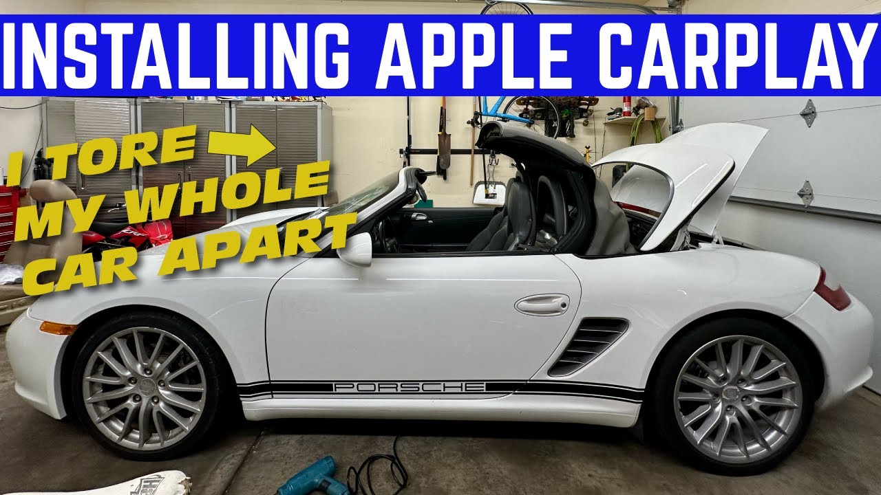 My CHEAP Porsche Boxster Gets A CHEAP New Radio *Apple CarPlay*