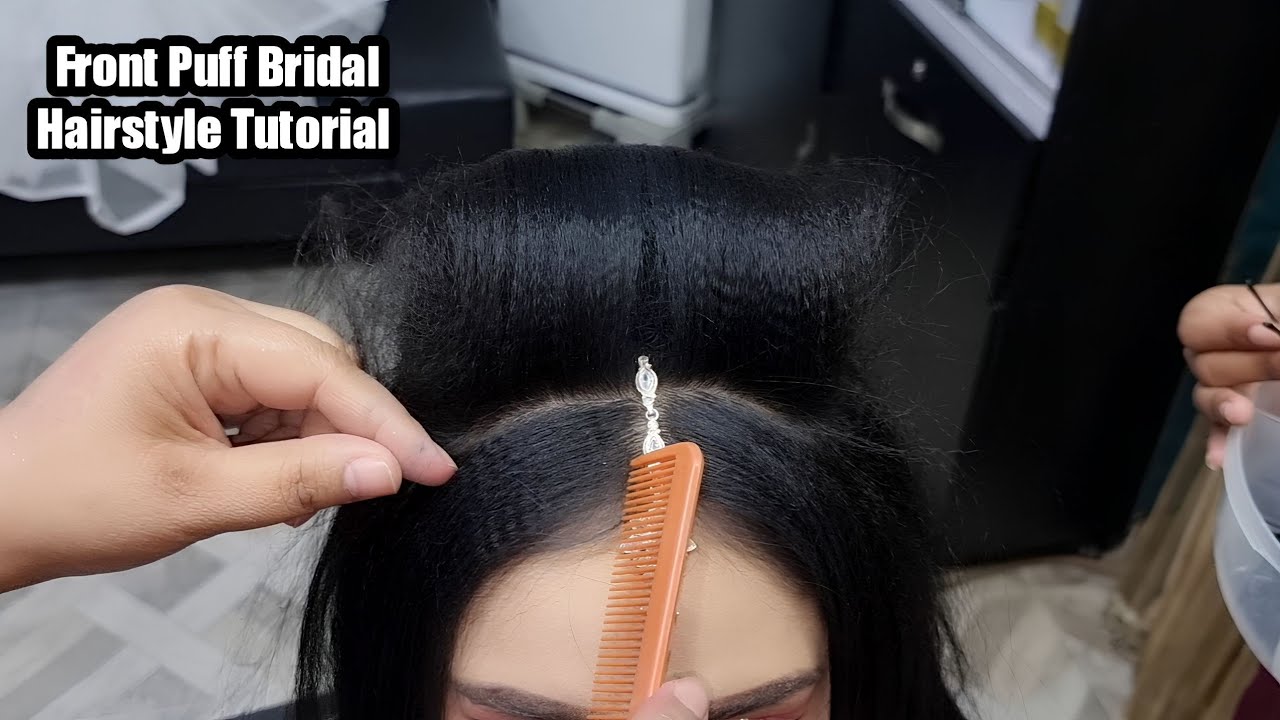 Front Puff Bridal Hairstyle Tutorial | Easy Wedding Hairstyle