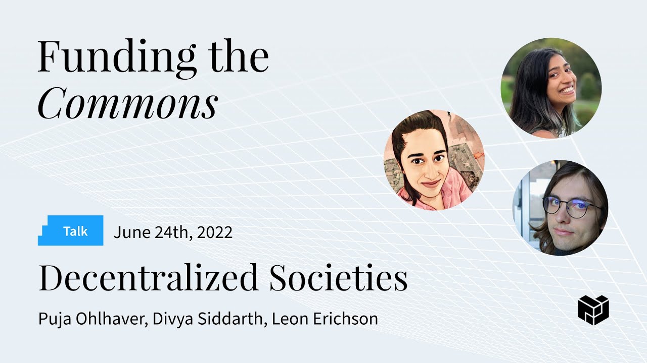 Decentralized Societies