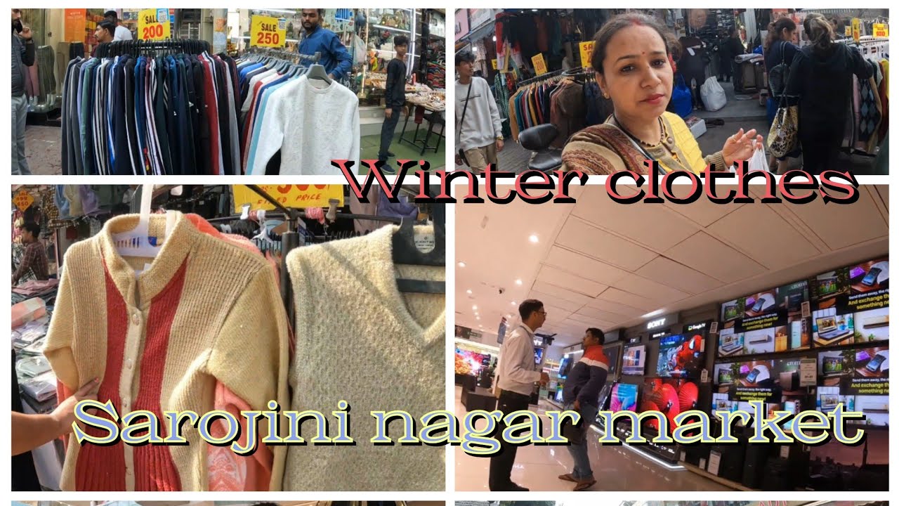sarojani nagar market ll #pahadilifestyle #sarojininagar #shopping #delhi #wintercollection #vlogs