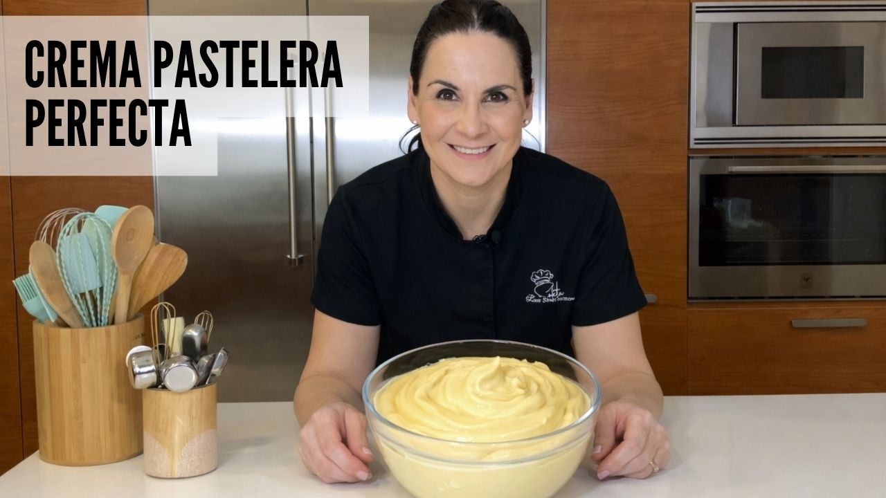 Crema Pastelera Perfecta para Tartas y Postres | Repostería Básica facil