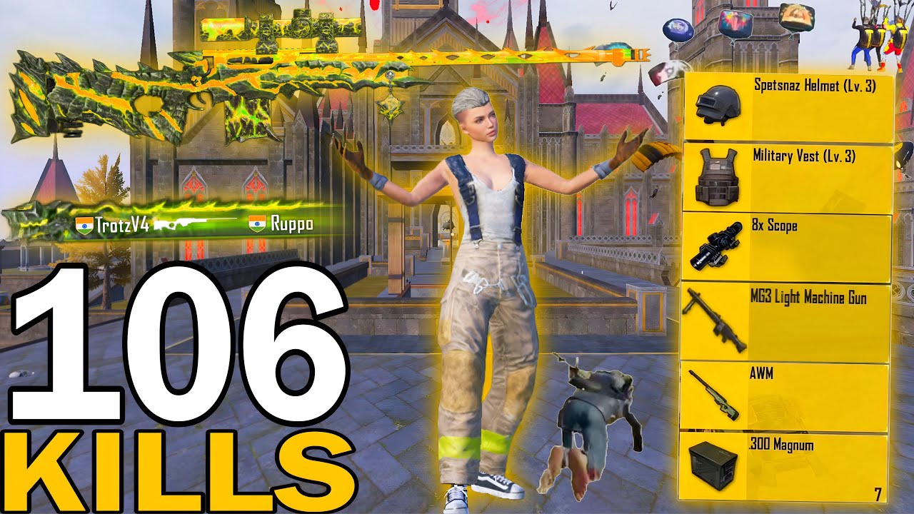 106 KILLS!😍 NEW BEST LOOT GAMEPLAY with FIREMAN SET🔥SAMSUNG,A7,A8,J4,J5,J6,J7,J2,J3,XS,A3,A4