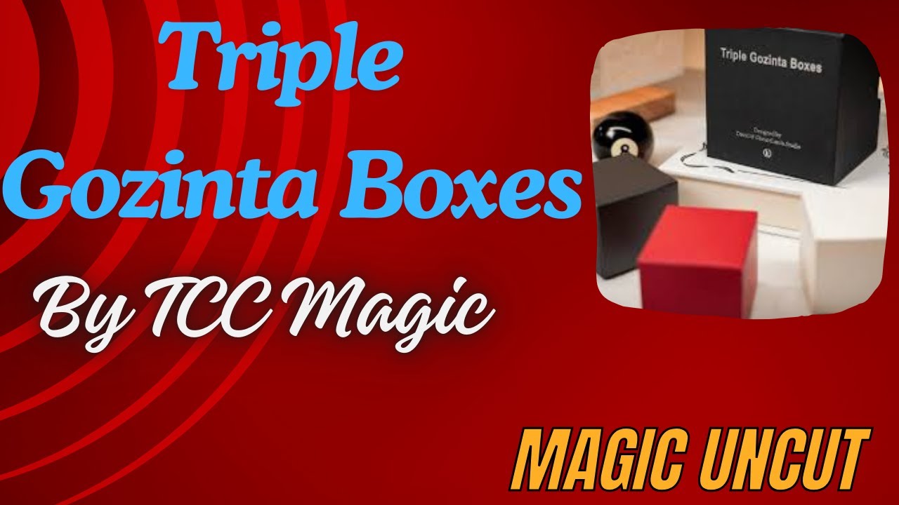 Triple Gozinta Boxes by TCC Magic - Magic Uncut #magic