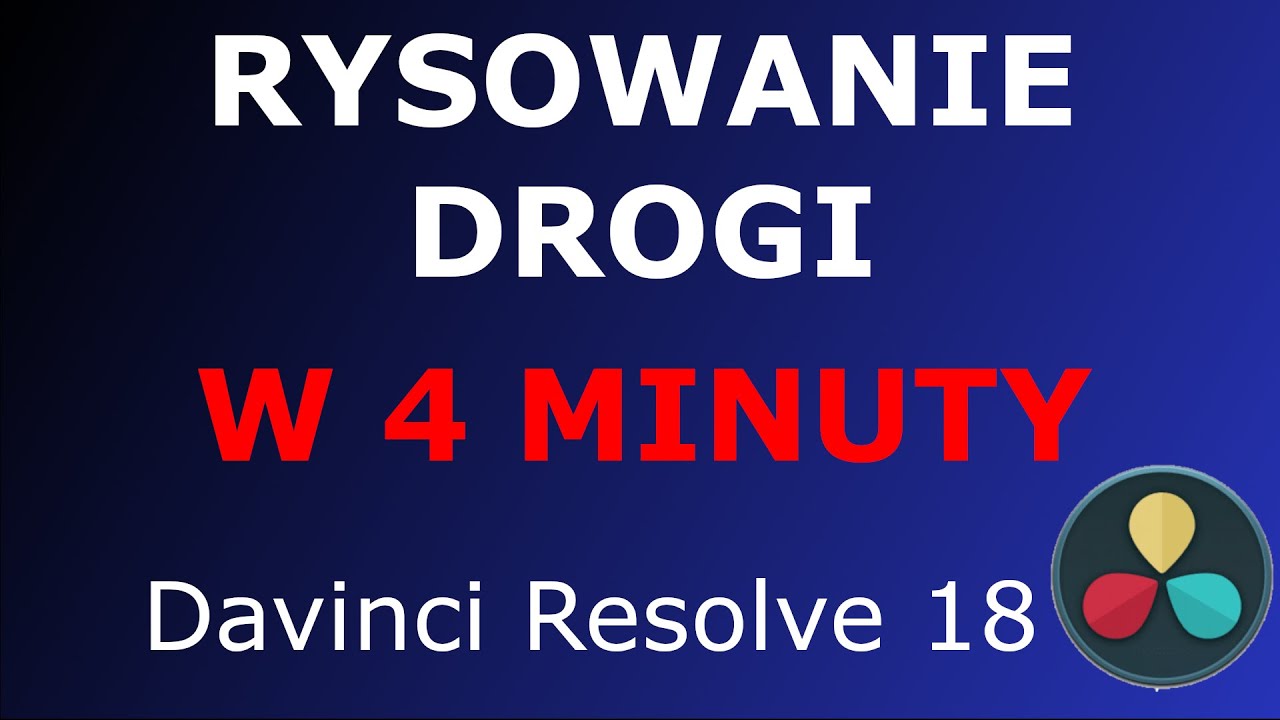 Davinci Resolve 18 - #42 Rysowanie Drogi w 4 minuty!