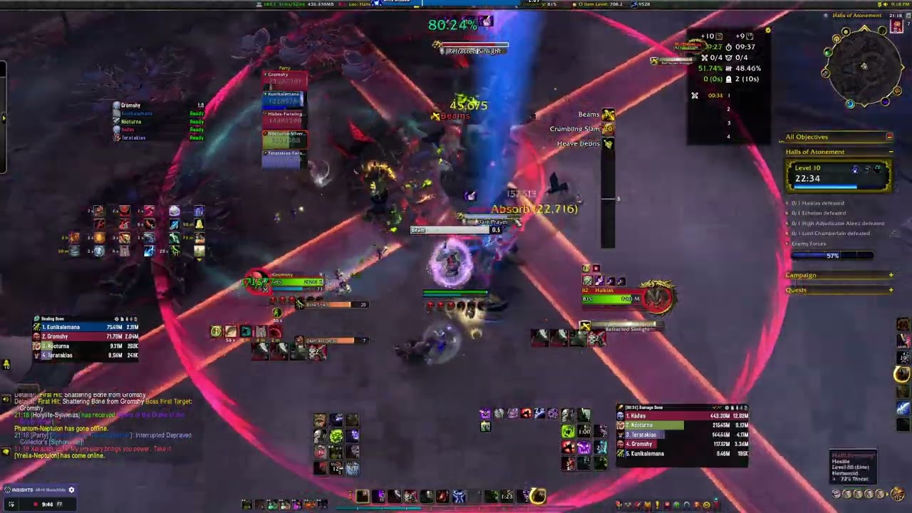 Xαλαρά Κυριακάτικα κλειδάκια - ΗΟΑ 10 - Blood DK pov - Guild run - War Within Season 3