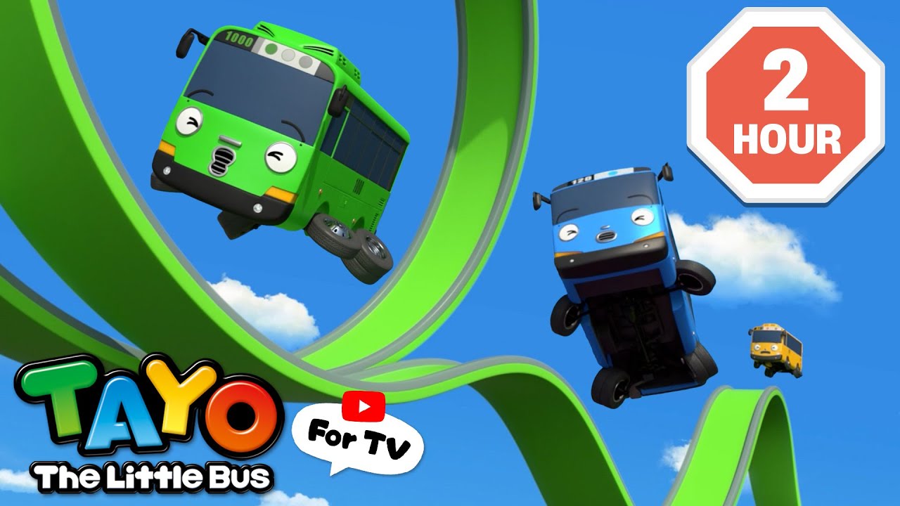 Playground Fun with the Little Buses!🎠 | 2- Hour Compilation | Tayo Cartoon | Best Episodes for Kids