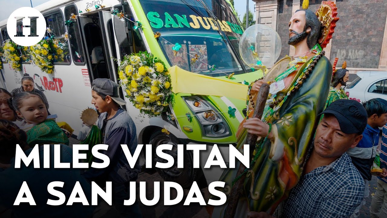 ¡Festejan a San Juditas! Así se vive el Día de San Judas Tadeo en la Iglesia de San Hipólito en CDMX