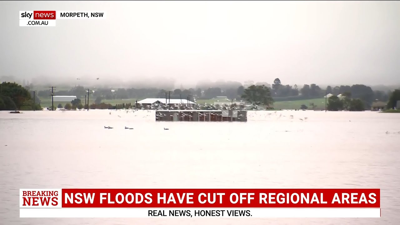 NSW floods have cut off regional areas