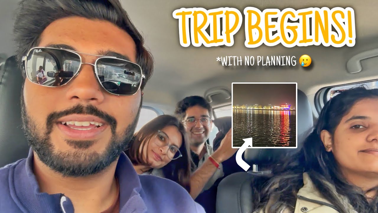 4 Friends, 1 Car & Udaipur 🛣️🔥 | Trip Vlog Pt 1
